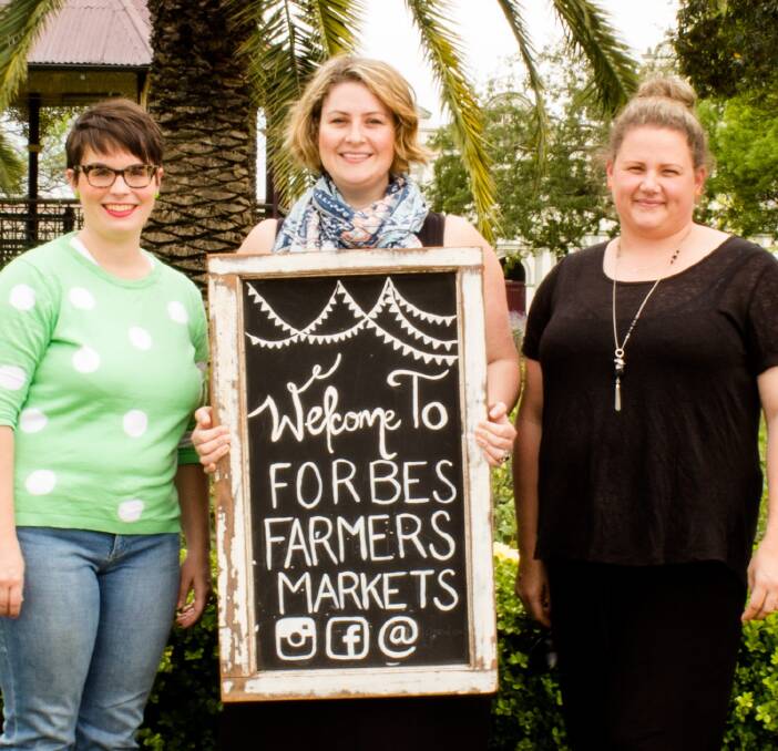 Forbes Farmers’ Market organisers Rachel Wythes, Melissa Willemsen-Bell and Kellie Ellison are looking forward to celebrating the market's second birthday this Saturday and invite everyone to come along for the special occasion.