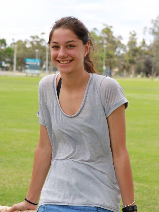 Jada Hartwig, who's studying in Canberra, was home on the weekend for Vanfest and to talk about exciting prospects on the football field. 