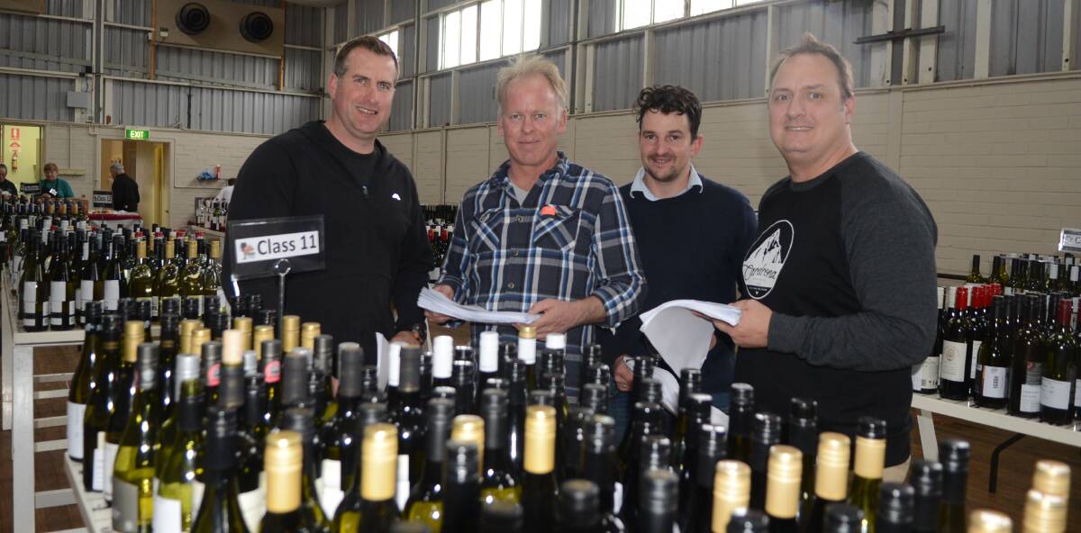 Judges Jeff Byrne, Simon Killeen, Andrew Thomas and chair of judges Mike De Iuliis.