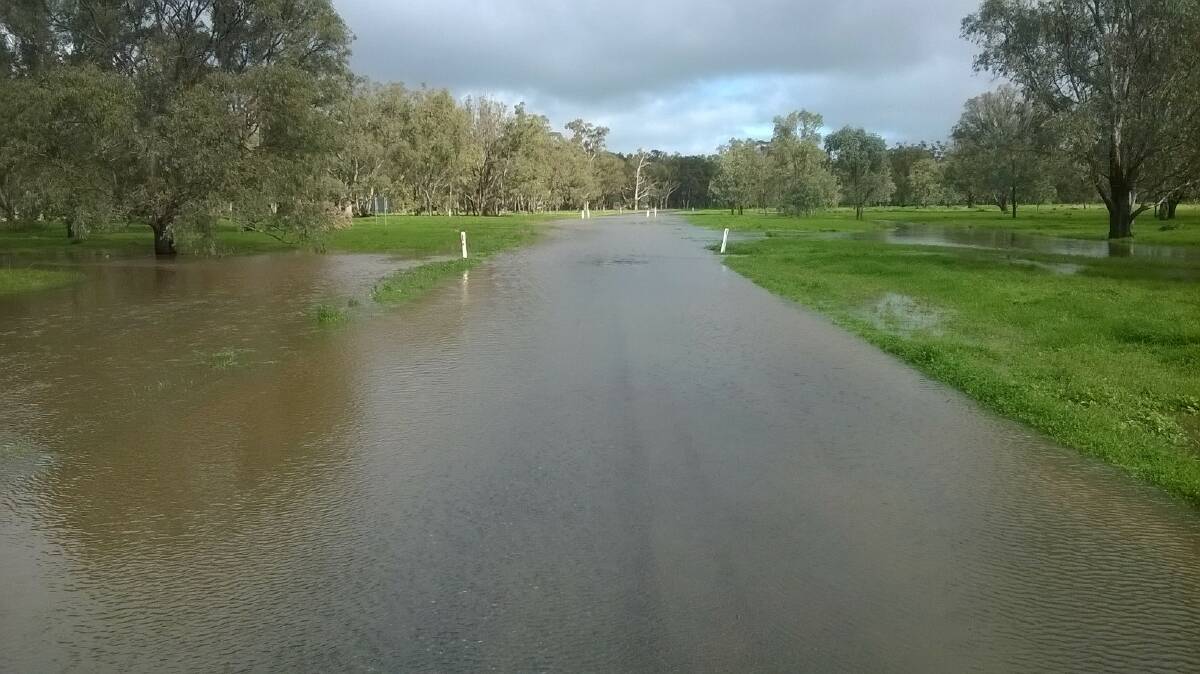 Photos of Bedgerabong Road at Little Plains, photos courtesy Forbes Shire Council