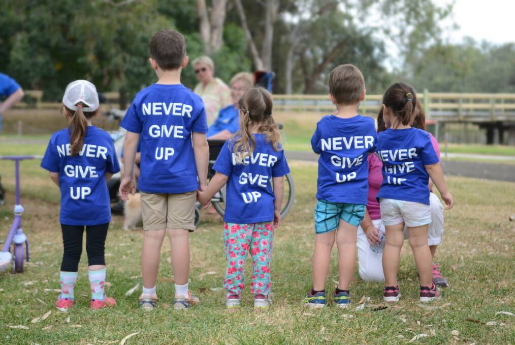 There may currently be no cause and no cure, but these little walkers had a message for all at the 2016 Forbes Walk to D'Feet Motor Neurone Disease. 