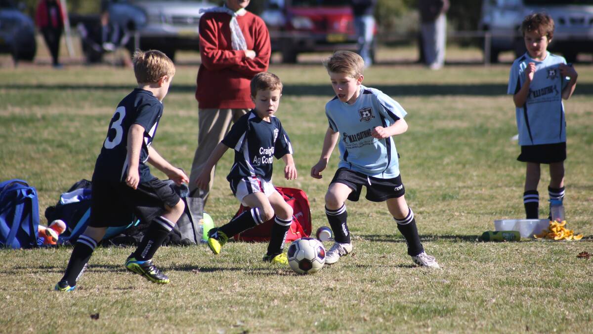 Mac Glasson and Toby Smart are among the hundreds of young local soccer players. 