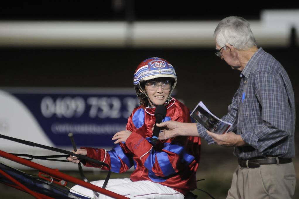 Amanda Turnbull won Parkes' driver of the year with her win with Forbes-owned Chief Fairman.