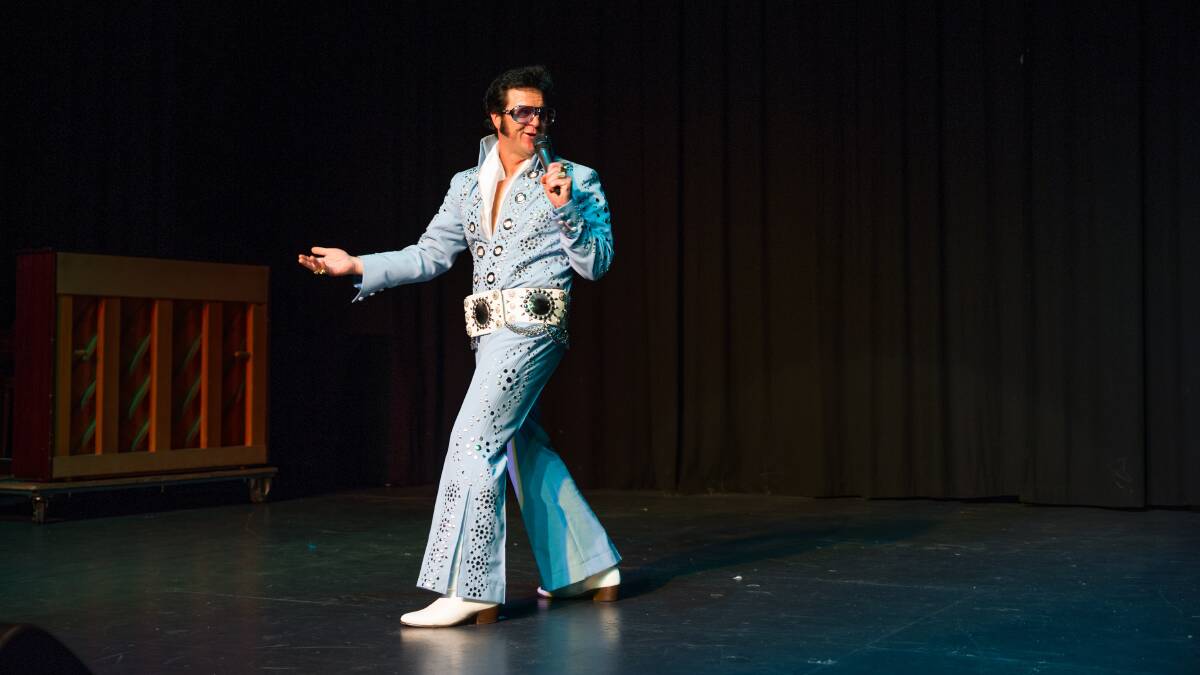 Elvis tribute artist Andrew Leonard is one of those coming to Forbes later this month for the Baby Boomers Music Festival. Photo from his website www.lemvis.com