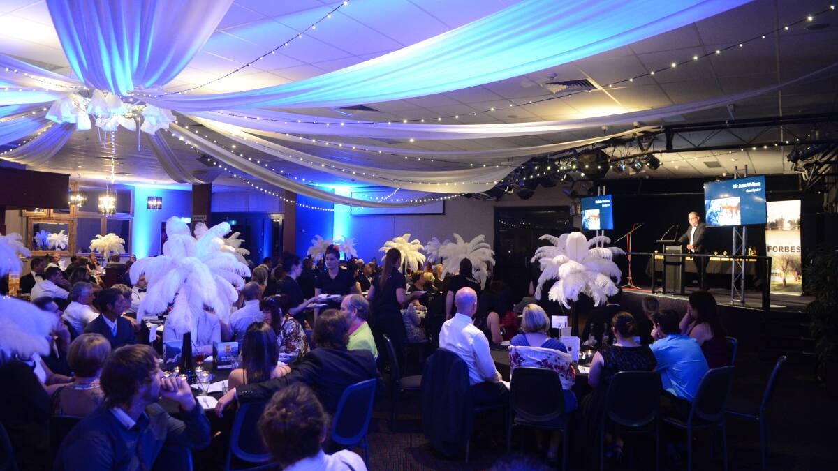 Scenes from last year's gala dinner. This year's theme is The Godfather.