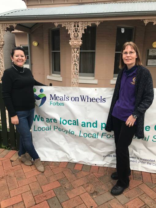 Sheryl Garner from Meals on Wheels and Gayle Williams from Forbes Lions welcome you to Saturday's car boot sale.