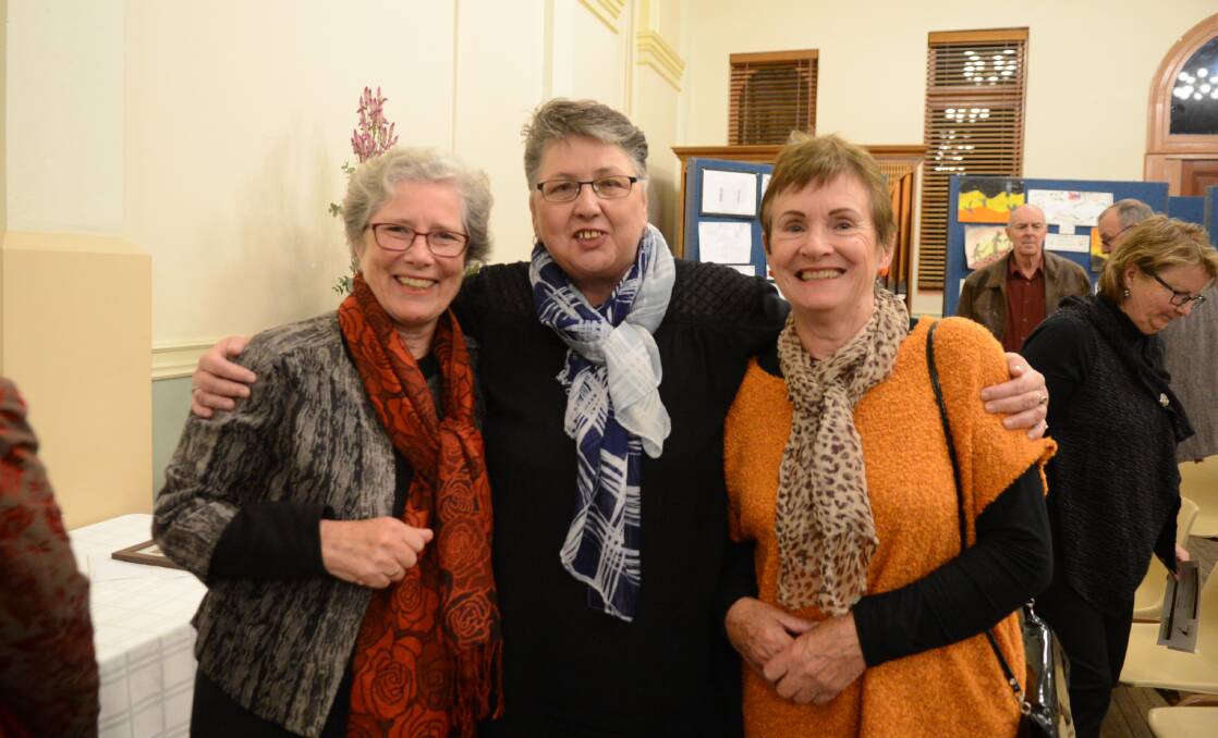 Mary Laksito, Kerry Neaylon and Nina Crawford are organising the Heritage Presentation Evening for Wednesday May 10. 