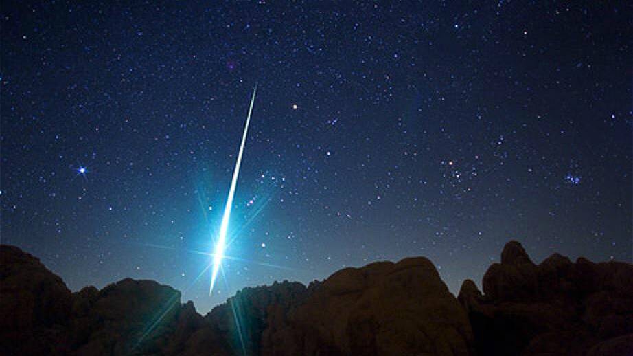 This fireball from an earlier meteor shower is one of the largest ever recorded. Credit: Wally Pacholka