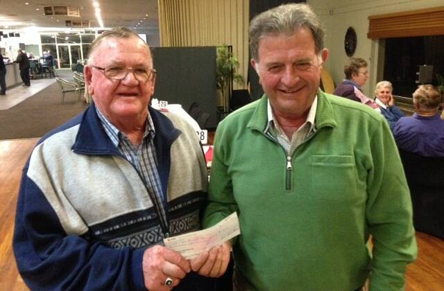 John Read, on behalf of the Indoor Bowlers, presented a cheque to Peter Mackay,  Forbes Sports and Recreation Club. The indoor bowlers play on Monday evenings at 6pm and welcome any new players. Peter Mackay said he was pleased to see many community groups use the club facilities and thanked the Indoor Bowlers.