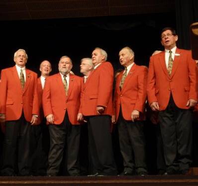 The Orange Male Voice Choir, coming to Forbes Town Hall this Sunday. The proceeds from the $5 entry fee go to Forbes Widows Support Group.