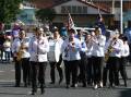 Forbes Town and District Band in the march. File picture