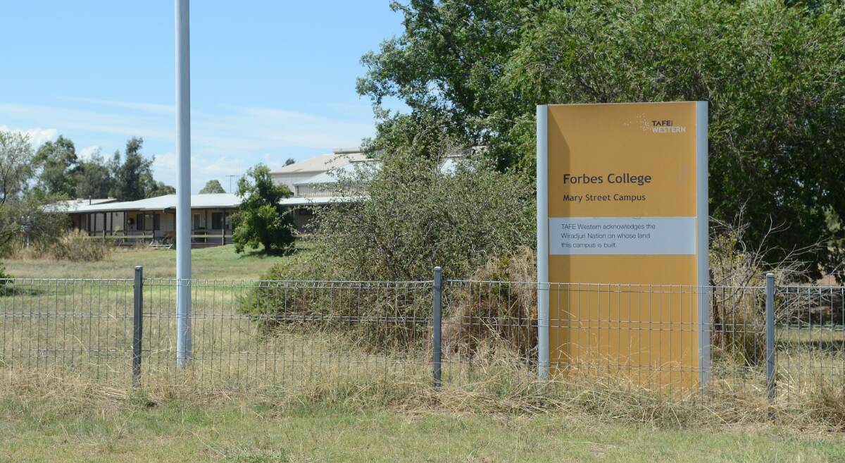 The Forbes Rural Skills Campus at Mary Street. TAFE NSW will hold discussions to transfer the site to Crown Lands.
