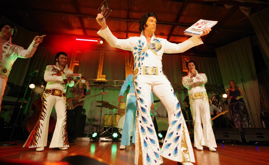 New Zealand's Brendon Chase won the Ultimate Elvis competition at last year's Parkes festival.