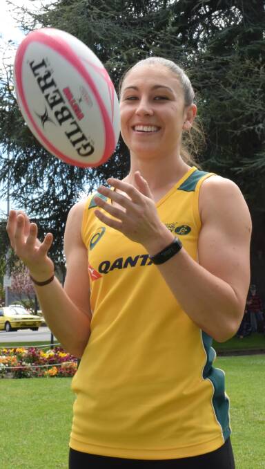 DEVELOPING: Darcie Morrison will head to Japan next month with the Australia Development rugby sevens squad.