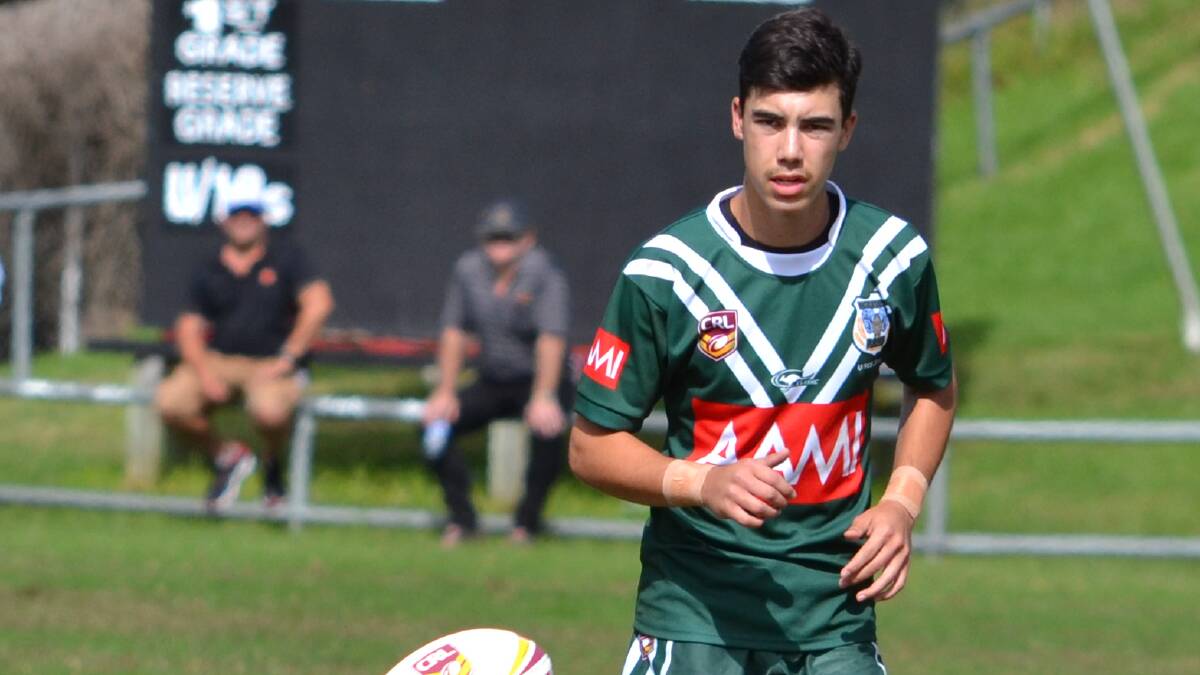 THE ONE TO WATCH: Charlie Staines will line-up at fullback for NSW Country under 16s in Samoa. The Country boys play two games on the Pacific Island. 