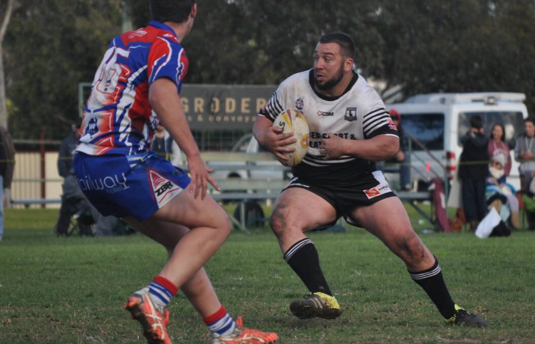 READY TO ROCK: Forbes front-rower Zac Merritt is confident he and the rest of his Magpies teammates are ready to take on CYMS in Sunday's Group 11 firswt grade grand final. Photo: NICK McGRATH