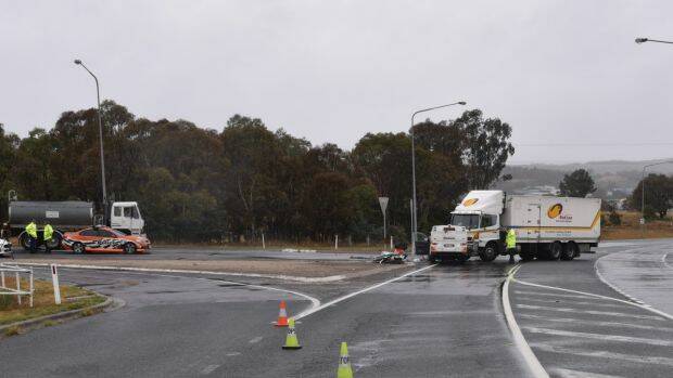 Ms Watkins said she was extremely lucky to have escaped the crash without more serious injuries. Photo: ACT Policing
