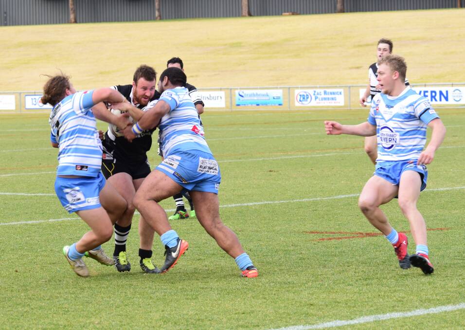 The Magpies last weekend against Dubbo Maquarie. The Magpies take on Nyngan this weekend.