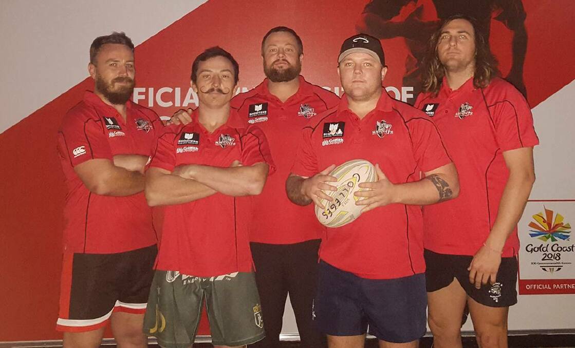 HOMETOWN HEROES: Orange products Josh Scott, Morgan Scott, Trent McCabe, Shaun Cole and Ross Morrissey will all play in GCDRU deciders on Saturday. Photo: CONTRIBUTED