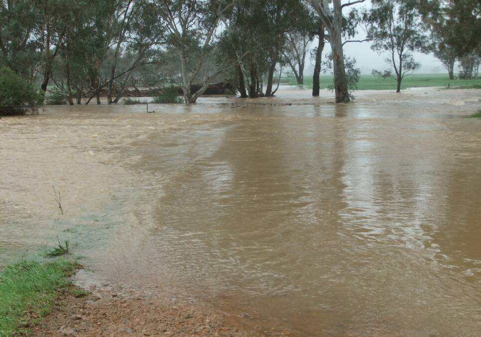 Local flooding has caused havoc throughout the shire.


