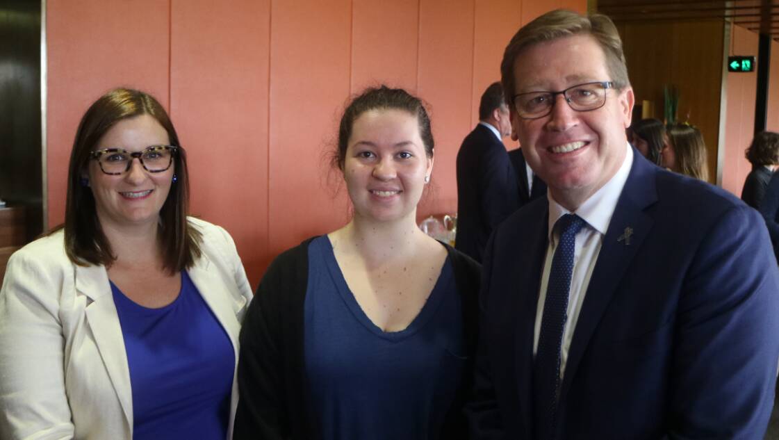  

Hon. Sarah Mitchell, Amy Flannery and Hon. Troy Grant Deputy Premier.

