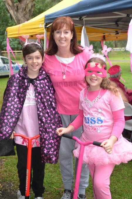 Walkers dressed in pink to raise funds for the National Breast Cancer Foundation at the annual Mother's Day Classic.