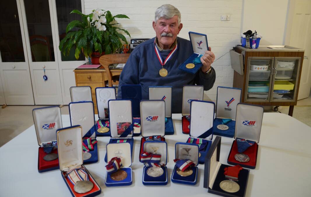 Phillip shared his memories and medal collection from the Games.