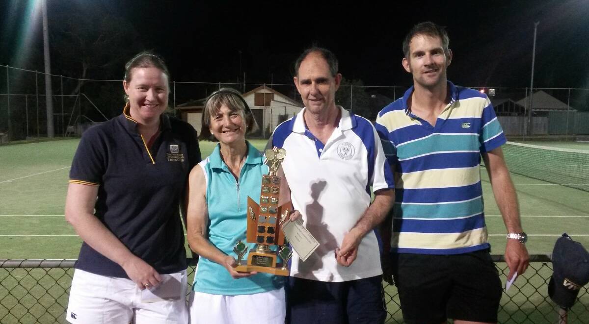 Division One champions Krystyna Anderson, Robin Lyell, David Tinlin and James McCleary.