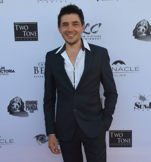 Writer, director and producer, Matthew Holmes, at 'The Legend of Ben Hall' world premiere in Forbes last month.