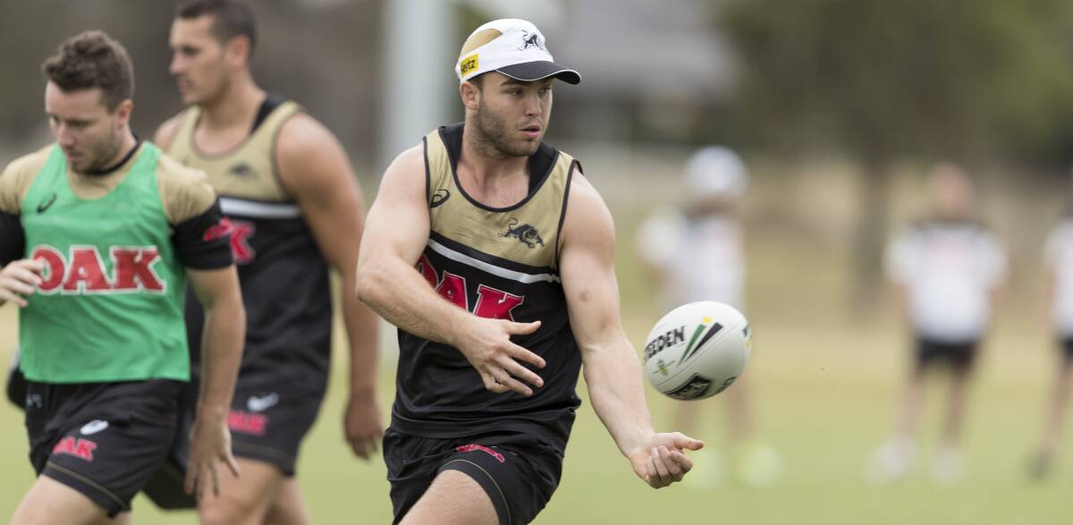 HARD-WORKING: Dubbo CYMS junior Kaide Eliis, pictured at training earlier this year, played a key role in Penrith's finals win on the weekend. Photo: PENRITH PANTHERS