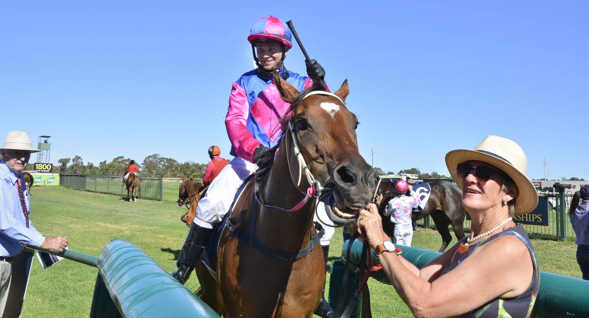 WIN TO REMEMBER: Jake Pracey-Holmes and Stoneyrise won this year's Country Championships Qualifier at Dubbo. Photo: BELINDA SOOLE