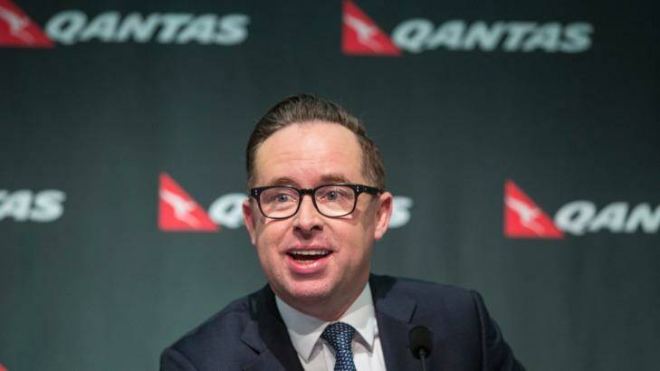 Qantas CEO Alan Joyce says international fares are lower than a year ago. Photo: Jessica Hromas