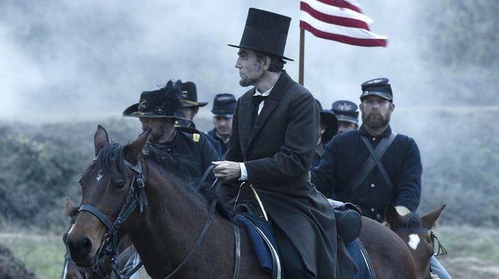 Steven Spielberg's Lincoln, with Daniel Day-Lewis as the president.  Photo: Bill Farr