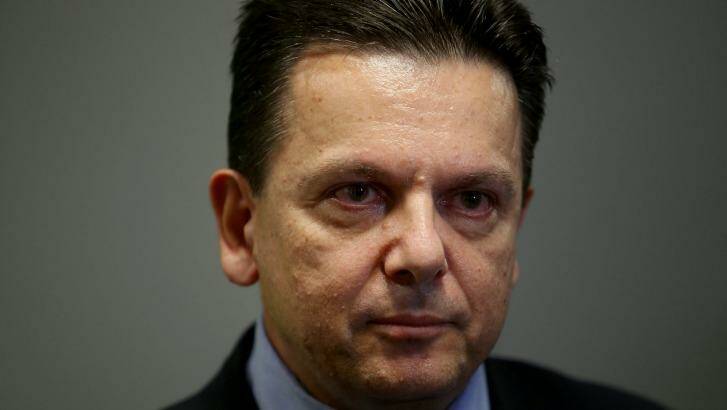"There are other priorities the government should focus on": South Australian senator Nick Xenophon has cut a "middle way" on corporate tax cuts. Photo: Pat Scala