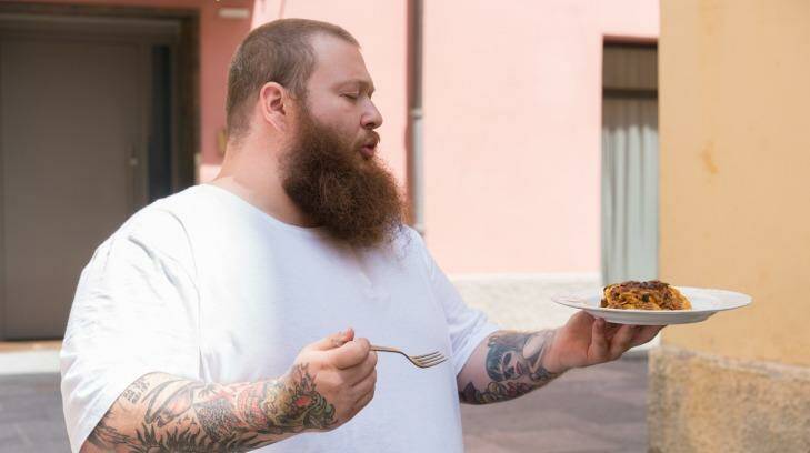 Chowing down: Action Bronson, F*ck That's Delicious. Photo: SBS