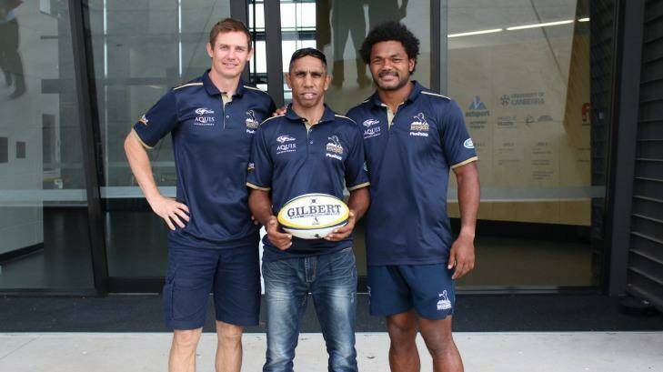 Stephen Larkham and Andrew Walker will come out of retirement to play in the Brisbane 10s. Photo: Brumbies Media