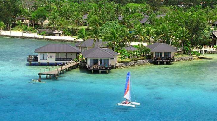 Warwick Le Lagon resort on Vanuatu's main island. 
