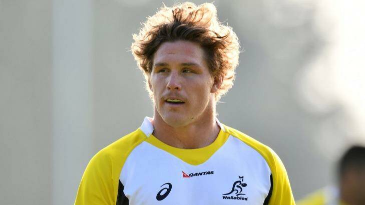 Golden boy: Michael Hooper is the youngest Wallaby to win the John Eales Medal twice. Photo: Dan Mullan