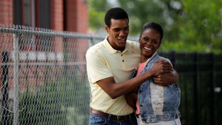 Parker Sawyers as Barack Obama with Tika Sumpter as Michelle Robinson, later his wife, in the coming film Southside With You.  Photo: Roadside Attractions 