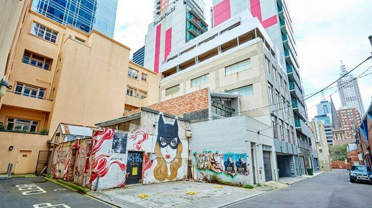 A developer fought stiff competition at the auction of 22-24 Bennetts Lane to buy it for $2.3 million. Photo: Supplied