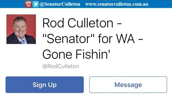 Former senator Rod Culleton has updated his Facebook page. Photo: Facebook