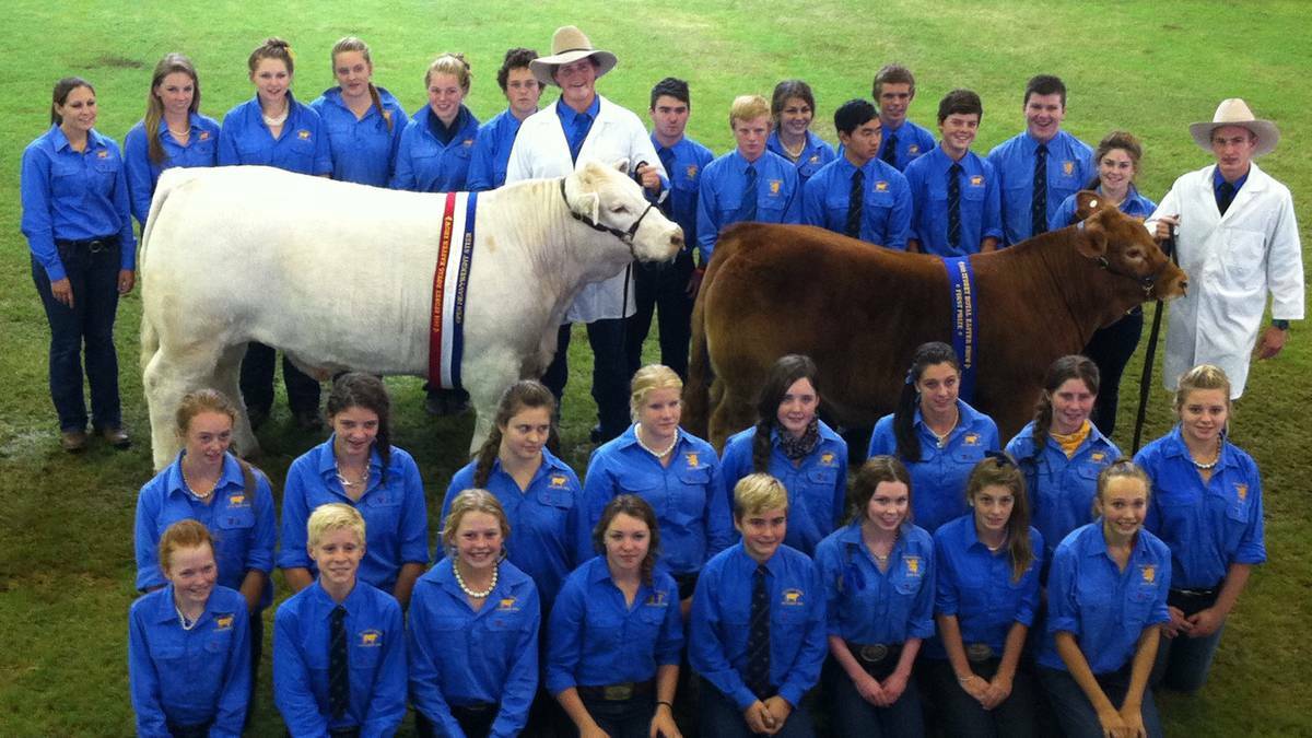BATHURST: A SIMPLE handshake brought a tear to the eye of The Scots School agricultural co-ordinator Libby Dawes during the Sydney Royal Easter Show’s steer competition. The school is no stranger to the hoof and hook competition at the show, and this year they took their largest group of students and steers ever.