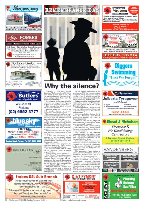 Remembrance Day 2014 l FEATURE