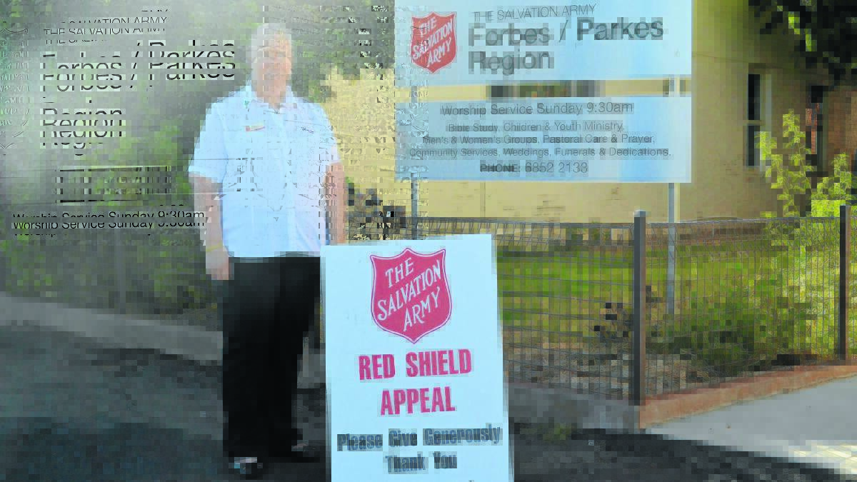 Donna Munro from Forbes Salvation Army is urging people to think about helping with the Red Shield Appeal doorknock in May. 0315salvos6