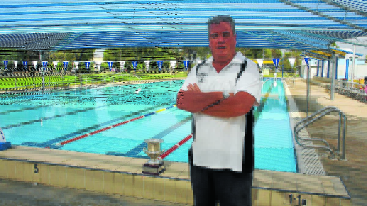 Diggers Swimming Club president David Sly encourages all to have a go at tomorrow’s Pup Cup relay event. 0215pupcupprevie