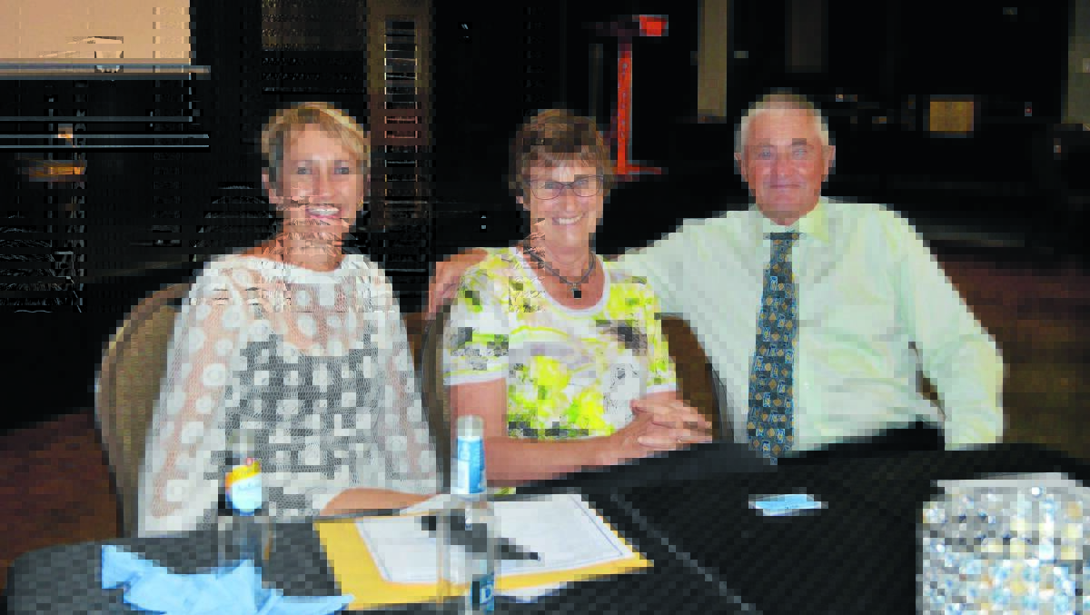 Forbes Sportsperson of the Year Association committee members Anita Morrison and Maree and John Schrader at the awards. 0315soyapres (8)