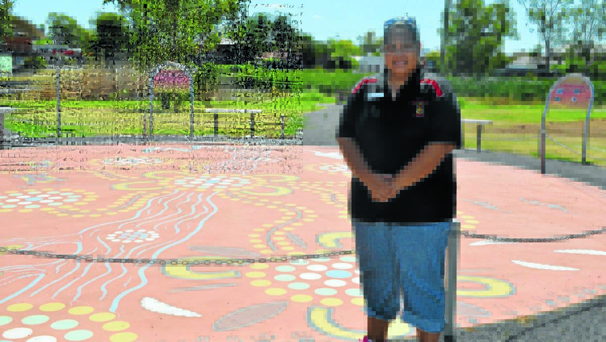 Kelly Bowden at the Wiradjuri Dreaming Centre, one of the sites which council are working to make an alcohol prohibited area, 1114alcoholfree(3)