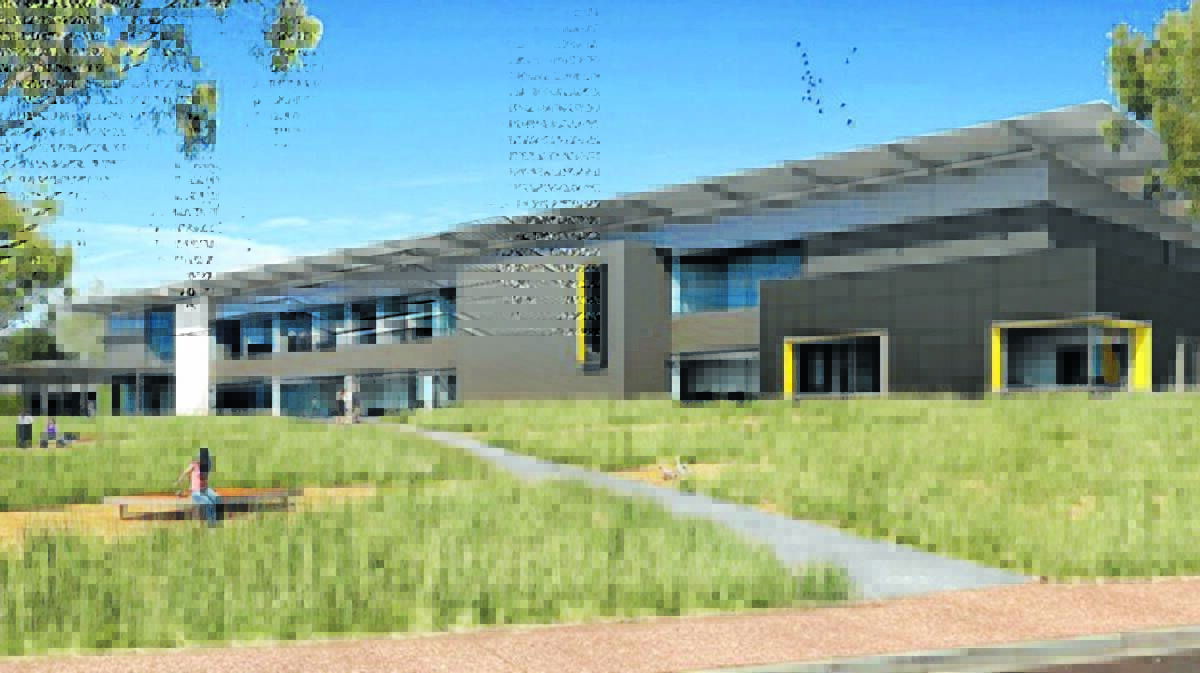 An impression of the new Parkes hospital, which offers many trades opportunities. 
