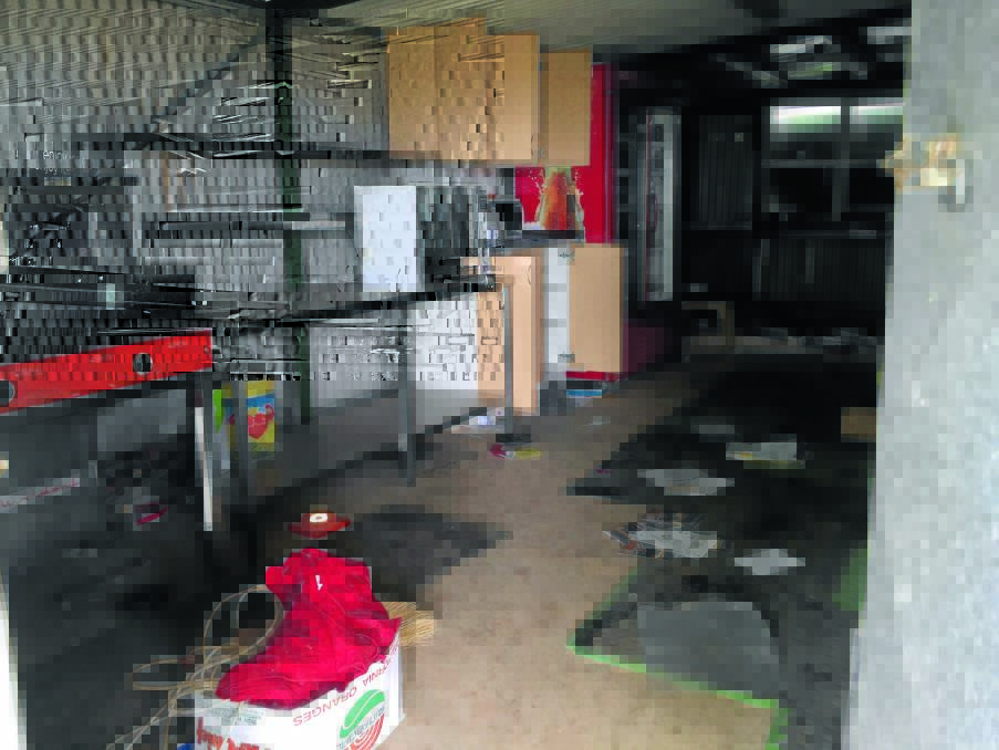 Forbes Auto Sports Club canteen was completely ransacked by thieves.