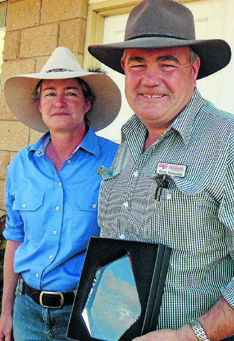 Former Eugowra Show Society president Kevin Townsend was yesterday named the town’s citizen of the year at the annual Australia Day ceremony.